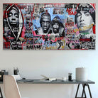 Tableau Street Art Rap All Stars - Montableaudeco