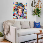 tableau street art singe