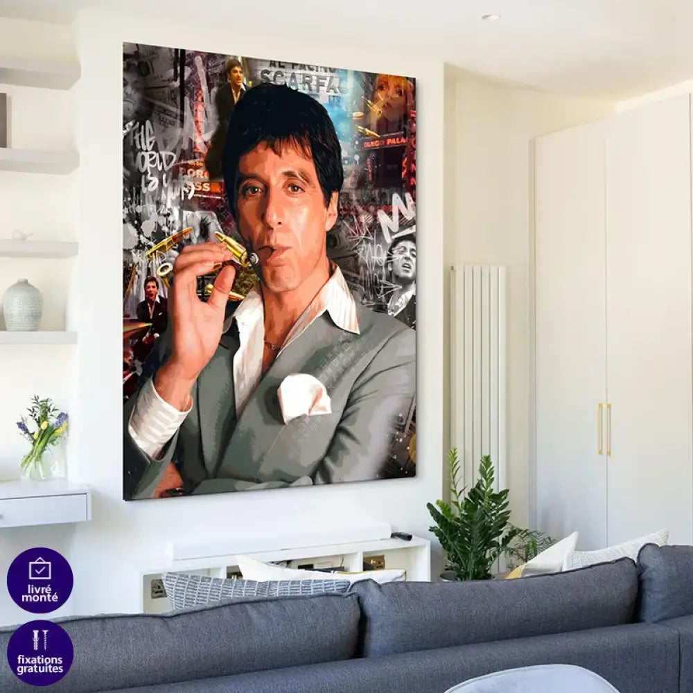 art urbain Tony Montana style graffiti