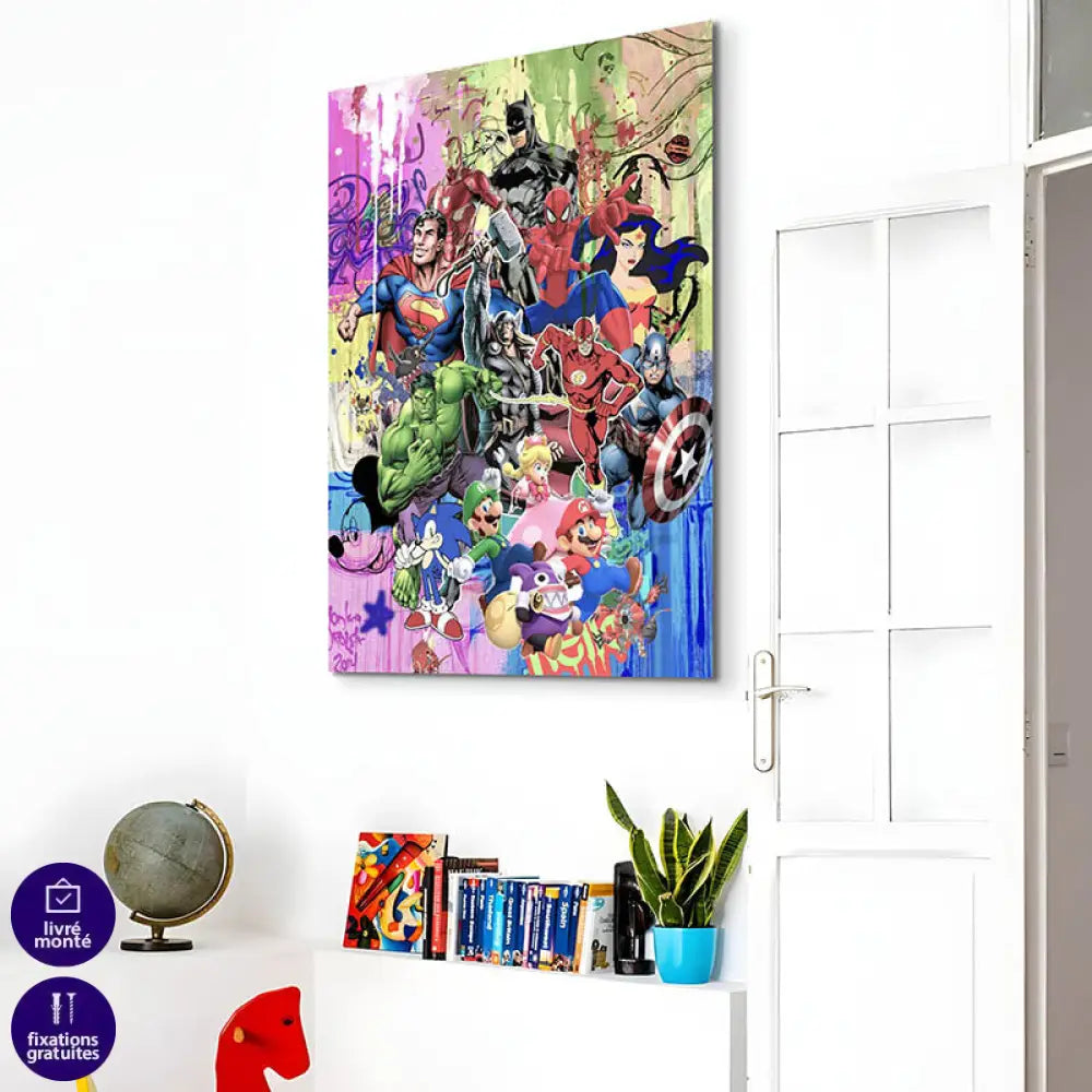 Tableau Street Art Urban Pop Icons Tableau Street Art