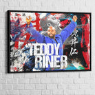 Tableau Teddy Rinner Légendaire 40x60cm / Cadre Noir Tableau Sport