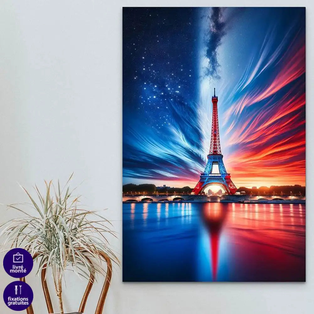 Tableau Tour Eiffel France - Montableaudeco