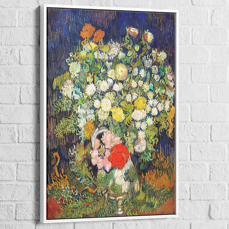 Tableau Van Gogh Le Bouquet de Fleurs dans un vase 3
