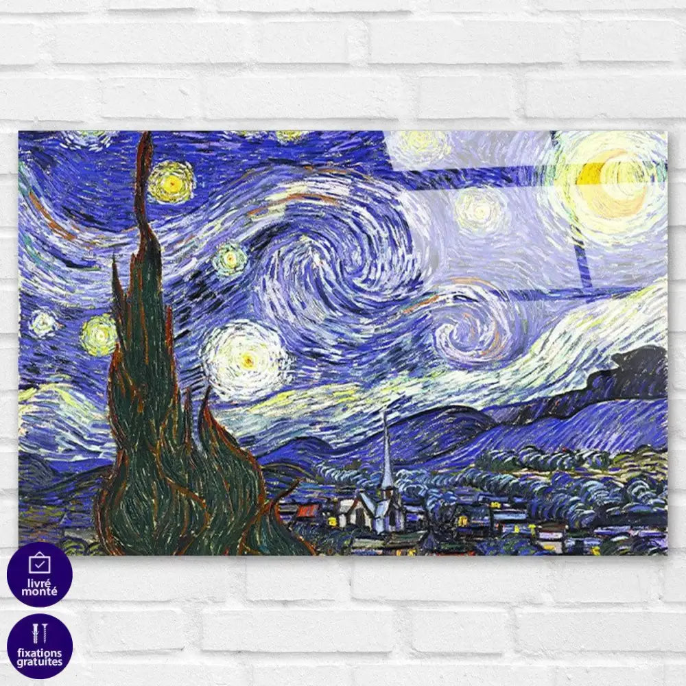 Tableau Vincent Van Gogh Nuit Etoilée - Montableaudeco