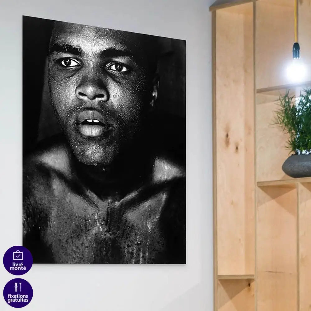 Tableau Vintage Mohamed Ali 1970 - Montableaudeco