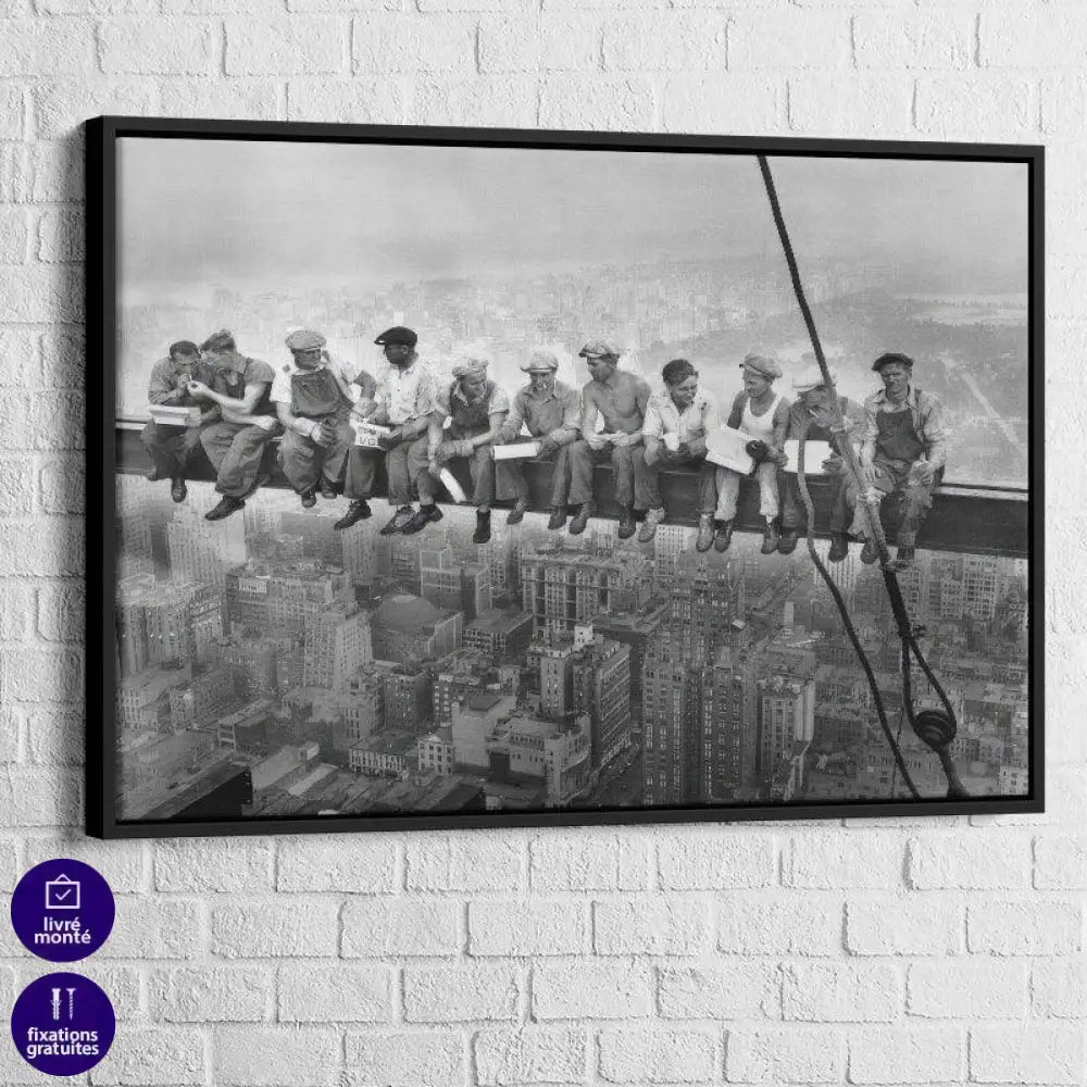 Tableau Vintage Rockefeller Plaza - Montableaudeco