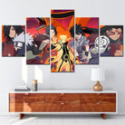 Tableau Naruto 5 Parties Héritage du Sensei - Montableaudeco