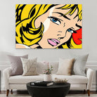 Tableau Pop Art La Jolie Blonde - Montableaudeco