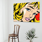 Tableau Pop Art La Jolie Blonde - Montableaudeco