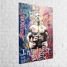 Tableau Street Art Mike Tyson Legende - Montableaudeco