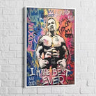 Tableau Street Art Mike Tyson Legende - Montableaudeco