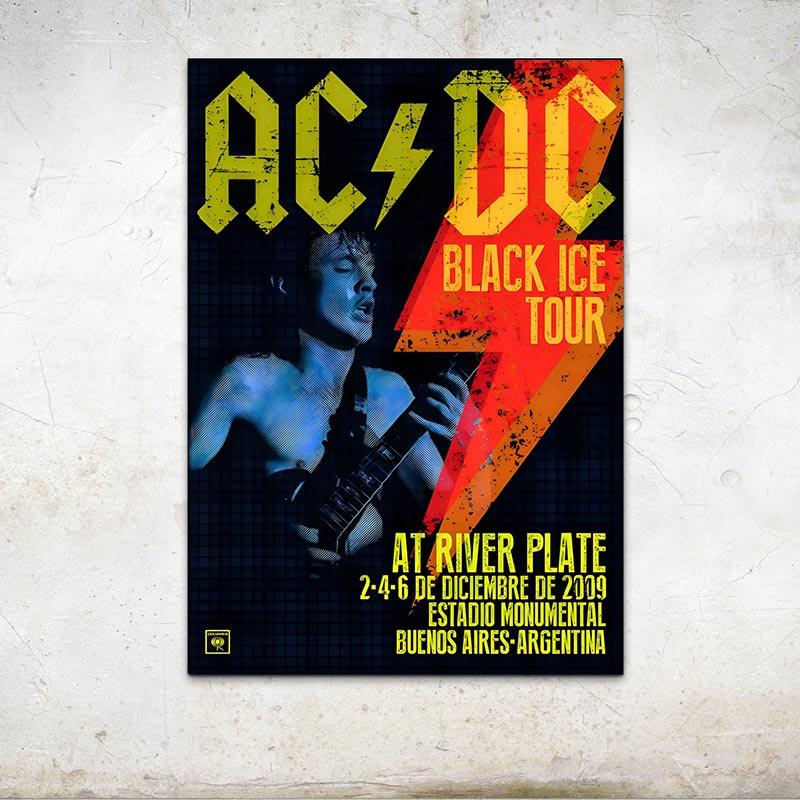 Affiche Concert ACDC - Montableaudeco