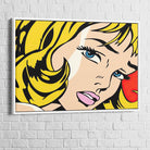 Tableau Pop Art La Jolie Blonde - Montableaudeco