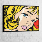 Tableau Pop Art La Jolie Blonde - Montableaudeco