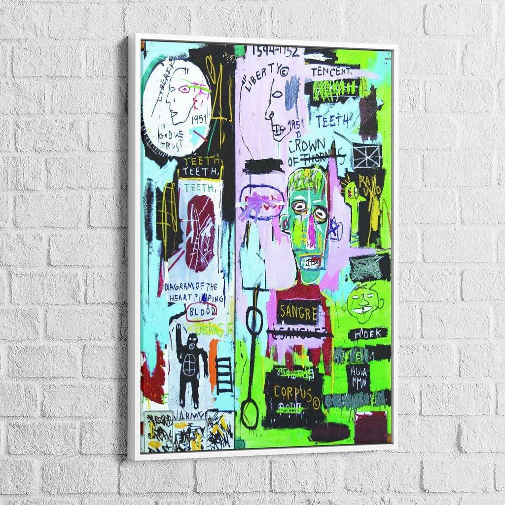 Tableau Jean Michel Basquiat In Italia - Montableaudeco