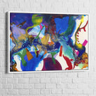 Tableau Abstrait Multi Couleur - Montableaudeco