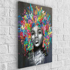 Tableau Afrique Femme Graffiti - Montableaudeco