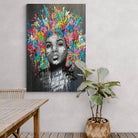 Tableau Afrique Femme Graffiti - Montableaudeco