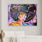 Tableau Afrique Femme Graffiti - Montableaudeco