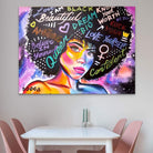 Tableau Afrique Femme Graffiti - Montableaudeco