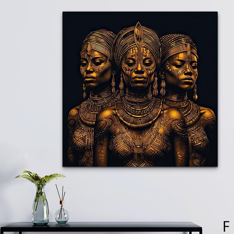 Tableau Afrique Femme Guerière Collection - Montableaudeco 8