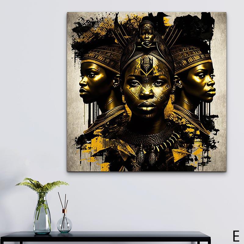 Tableau Afrique Femme Guerière Collection - Montableaudeco 7