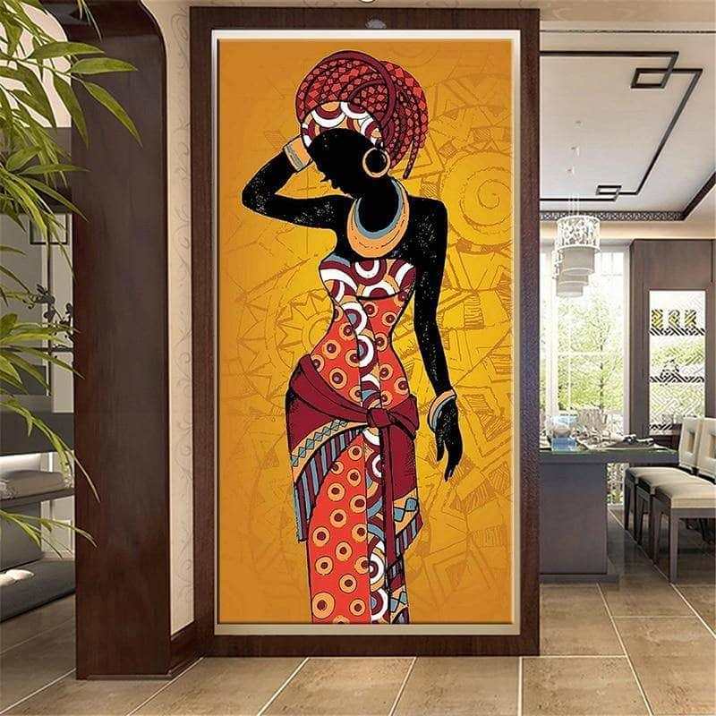 Tableau Afrique Femme Africaine - Montableaudeco