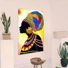 Tableau Afrique Femme Traditionnelle - Montableaudeco