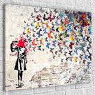 Tableau Banksy Butterfly - Montableaudeco