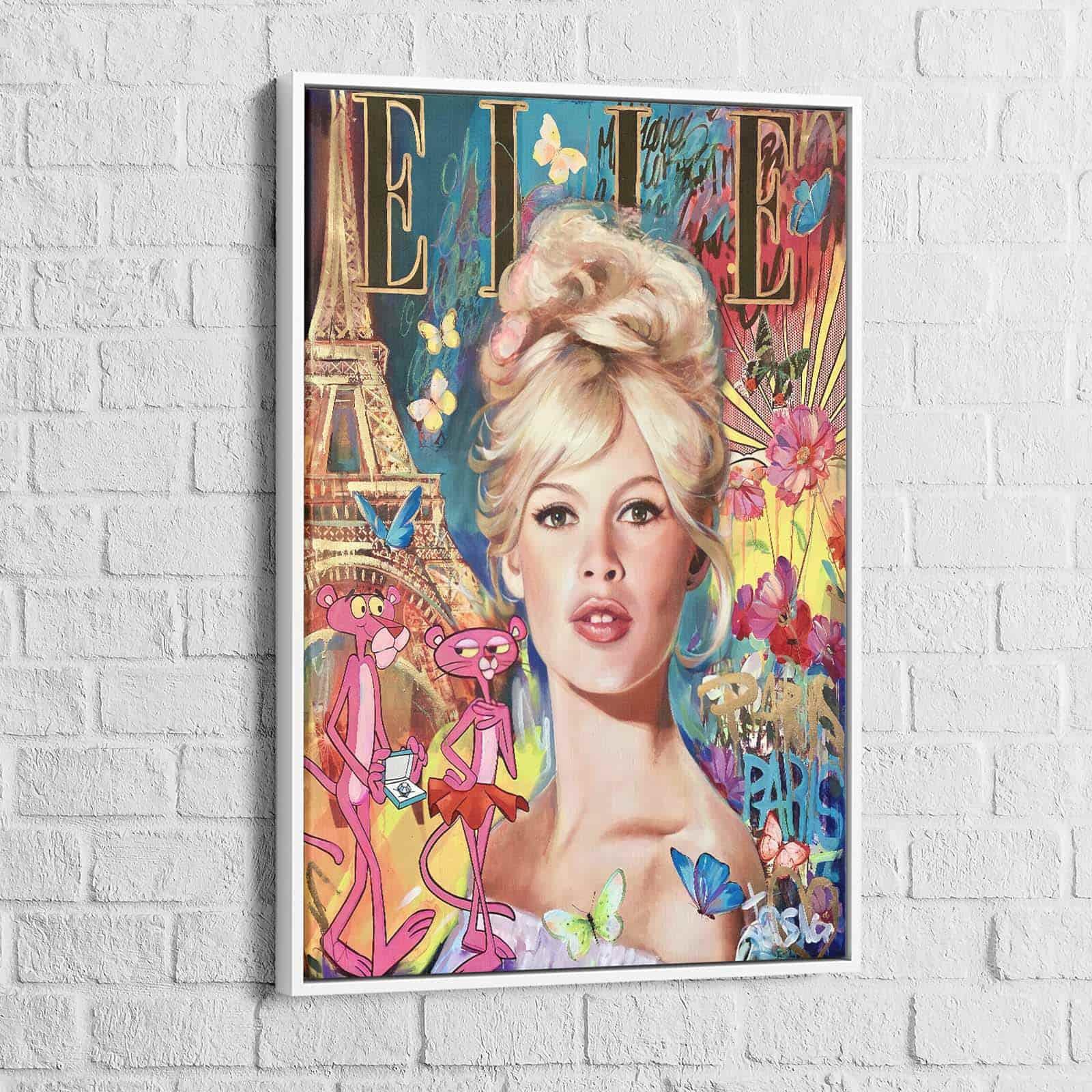 Tableau Bardot Graffiti - Montableaudeco