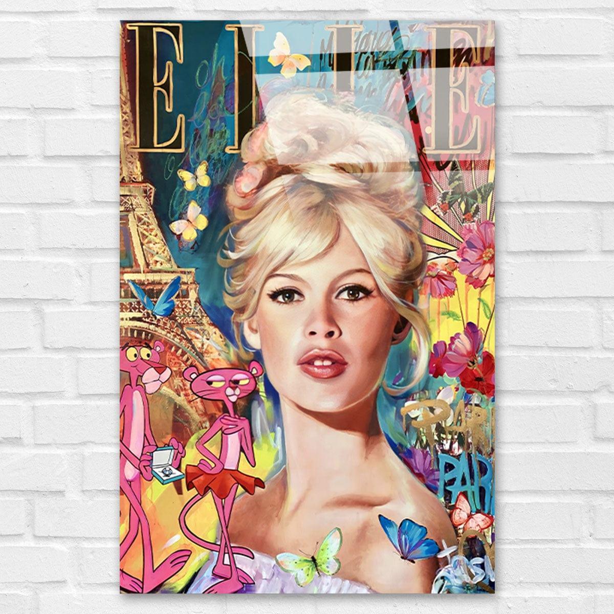 Tableau Bardot Graffiti - Montableaudeco