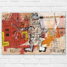 Tableau Basquiat Warrior Graffiti - Montableaudeco