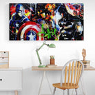 Tableau Batman et Captain America - Montableaudeco