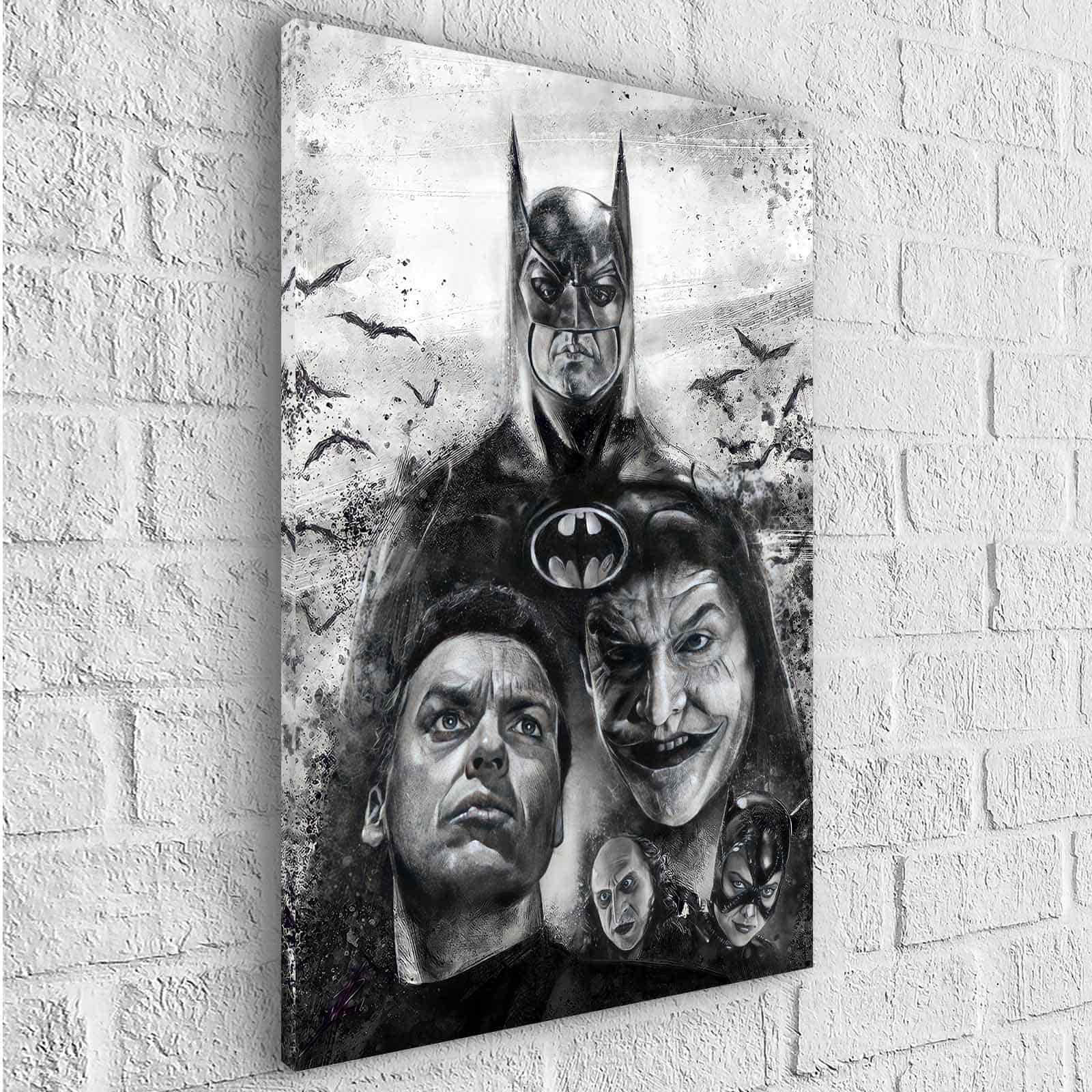 Tableau Batman Noir et Blanc - Montableaudeco