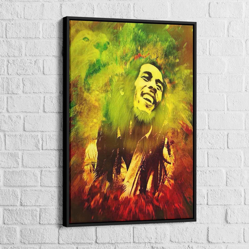 Tableau Bob Marley King of Reggae - Montableaudeco