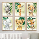 Tableau Chambre Enfant Les Petits Animaux - Montableaudeco