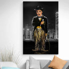 Tableau Charlie Chaplin L'Artiste - Montableaudeco