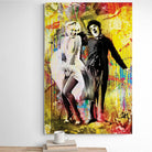 Tableau Charlie Chaplin & Marilyn Monroe - Montableaudeco