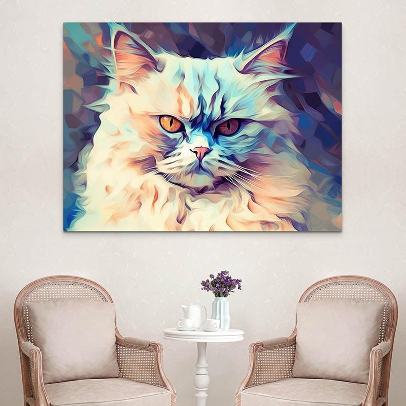 Tableau Chat de Birmanie - Montableaudeco