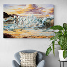 Tableau Cheval Blanc et la Mer - Montableaudeco