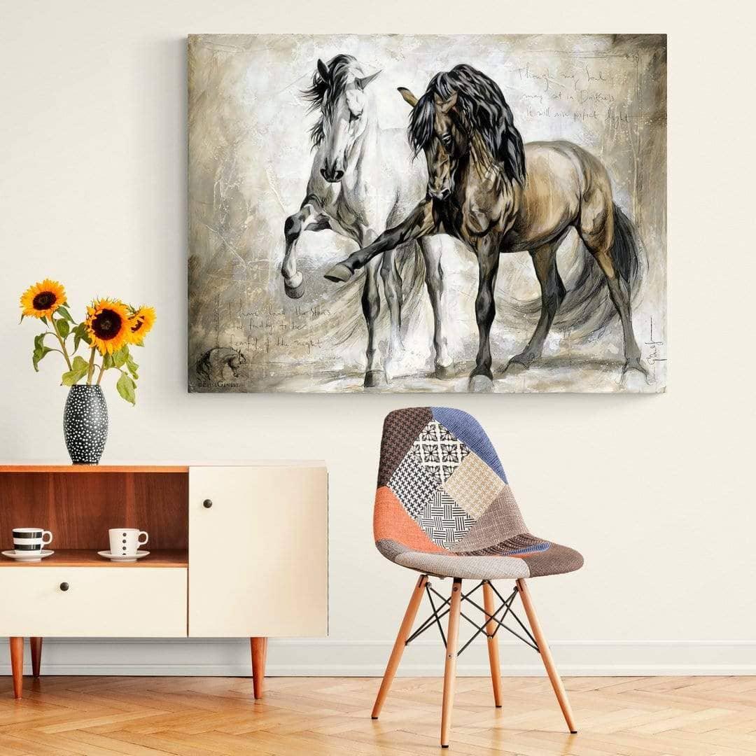 Tableau Cheval Rétro - Montableaudeco