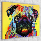 Tableau Chien Carlin Moderne - Montableaudeco