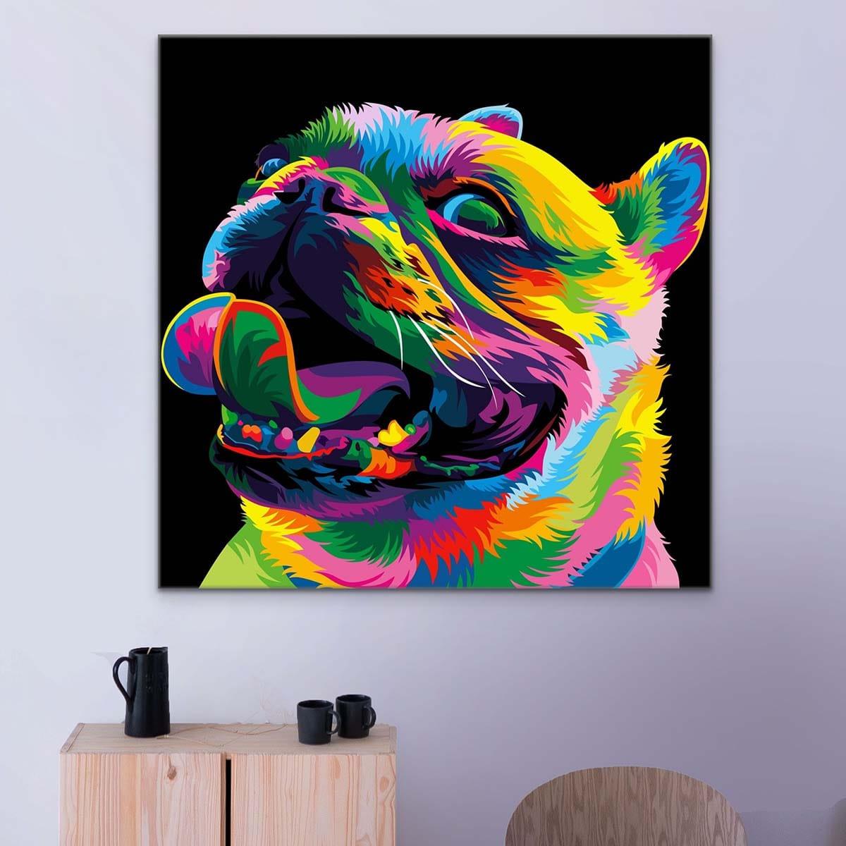 Tableau Chien Pop Art - Montableaudeco