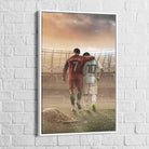 Tableau CR7 et Lionel Messi - Montableaudeco