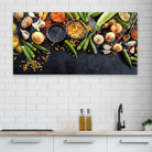 Tableau Cuisine Légumes et Épices - Montableaudeco