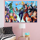 Tableau Dragon Ball En Famille - Montableaudeco