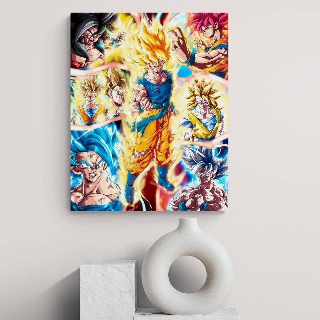 Tableau Dragon Ball Sangoku Saiyan Story - Montableaudeco