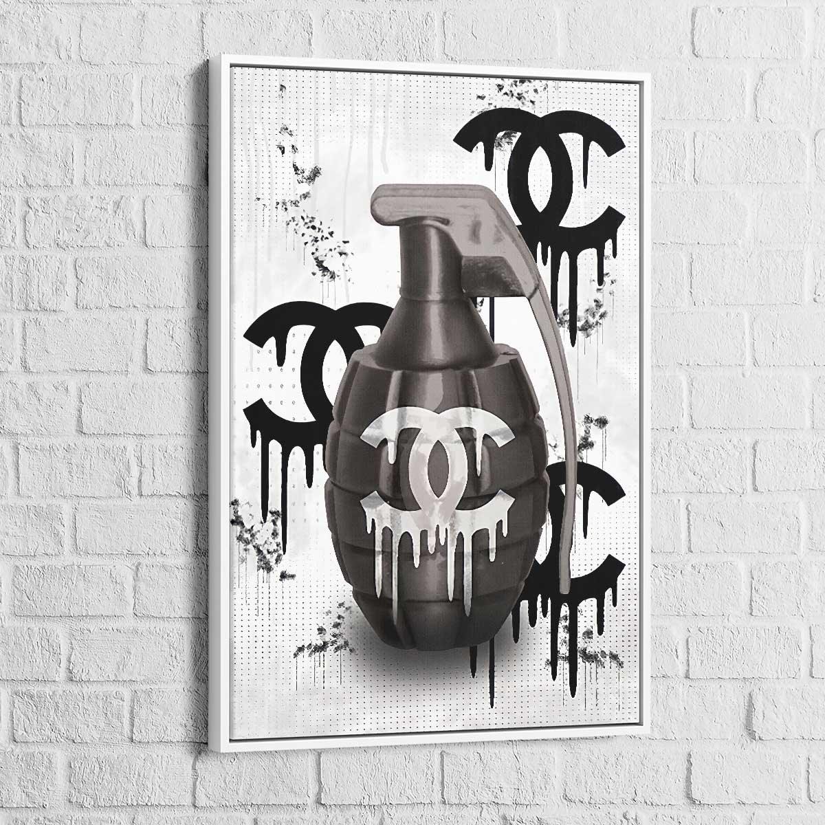 Tableau Fashion Chanel Grenade - Montableaudeco