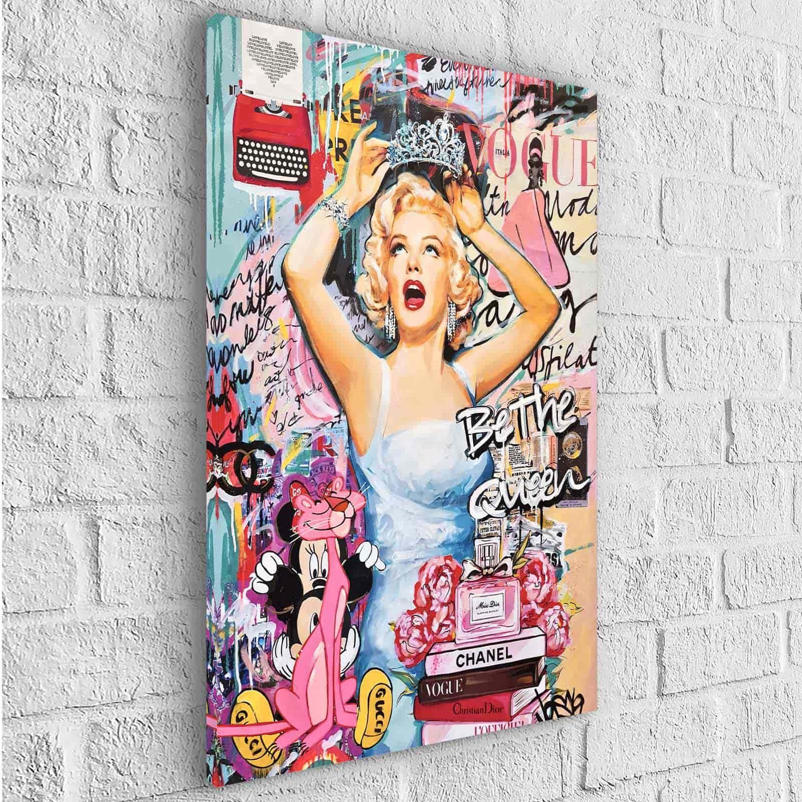 Tableau Fashion Marilyn et Minnie - Montableaudeco