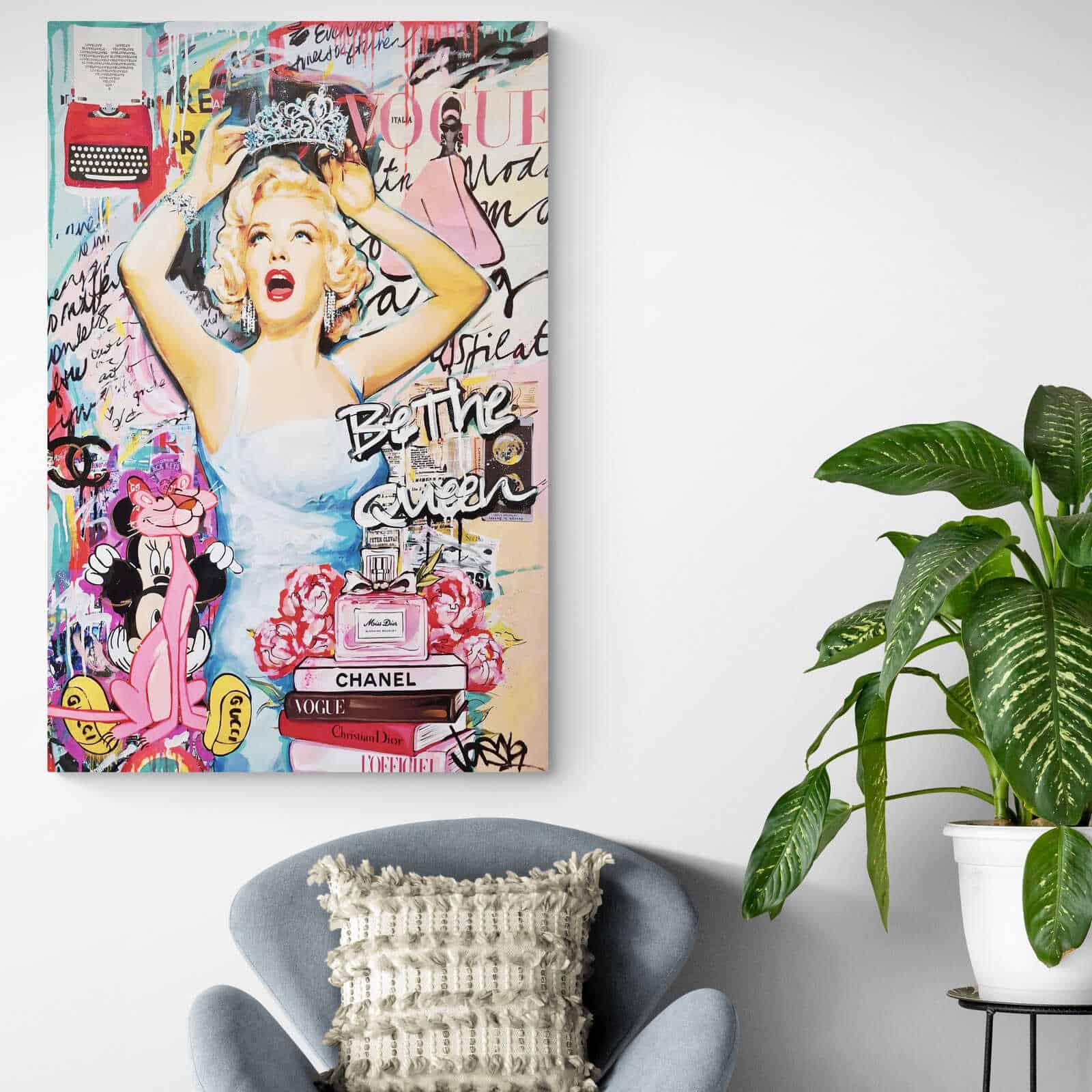 Tableau Fashion Marilyn et Minnie - Montableaudeco